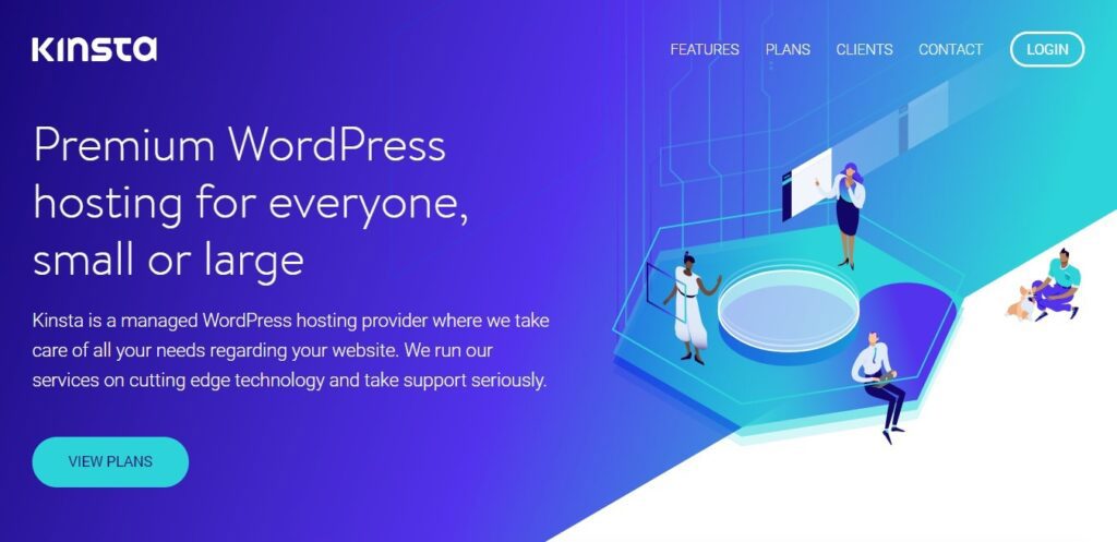 Kinsta managed wordpress hosting